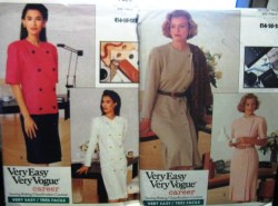 7403 7608 CAREER 1-2 BREASTED DRESS LENGTHS 2 PATTERNS 14-18